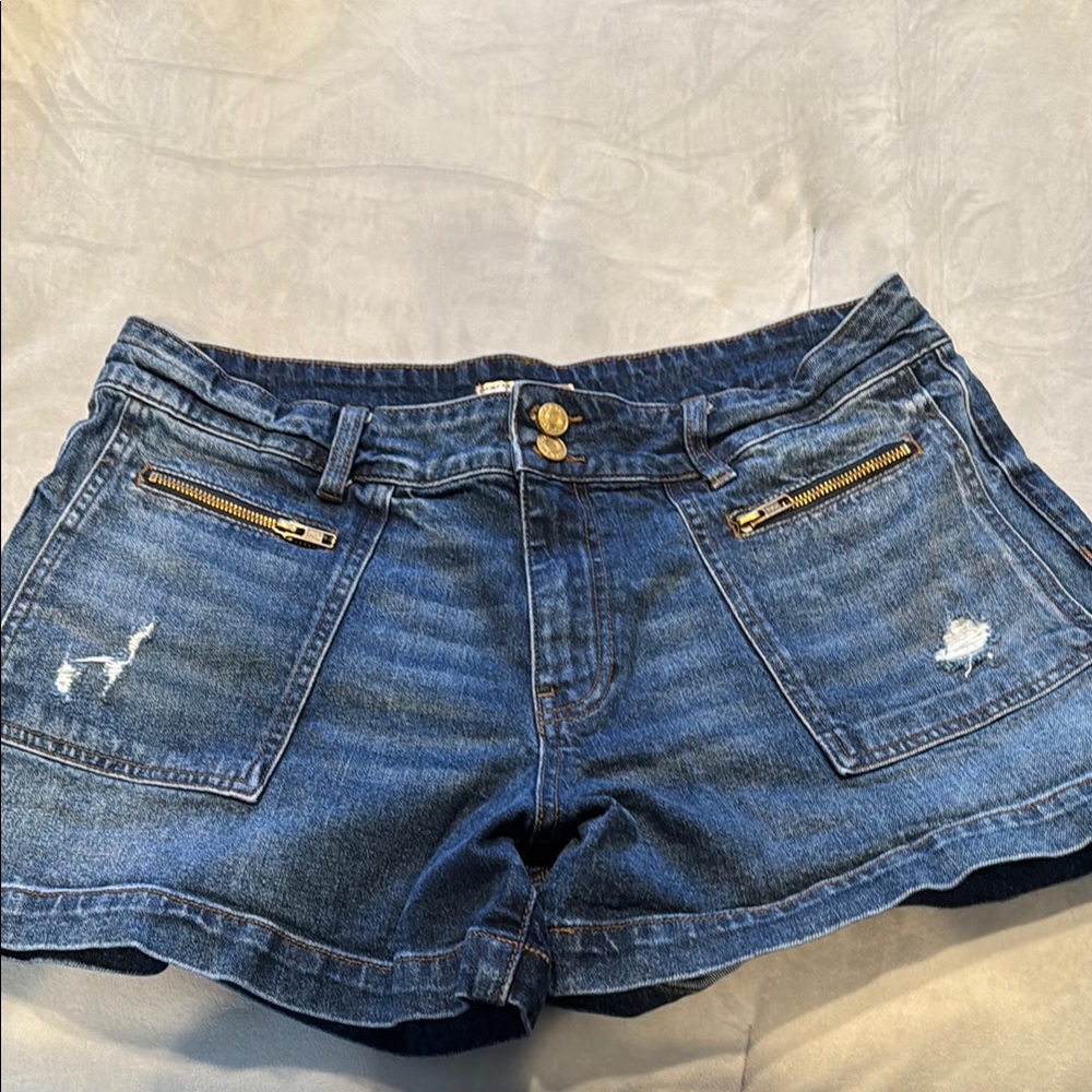 Kut from the Kloth Women’s Blue Denim Shorts, brand new, worn once. Size 12.